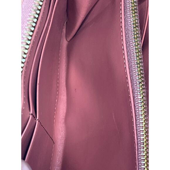 Miu Miu Croc Embossed Leather Zip Around Wallet Blush Pink Box Made In Italy - Picture 15 of 16